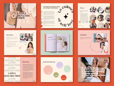 Latina Skincare Vibes Brand Identity Kit
