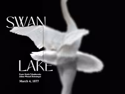 Swan Lake | Ballet Poster