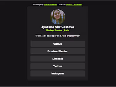 Social Links Profile 
