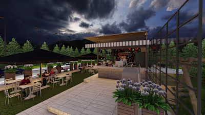 Outdoor Cafe Design :: Behance