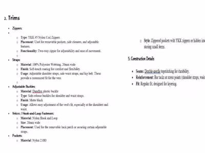 Tactical vest techpack