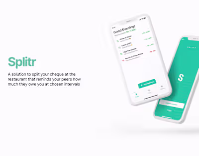 Splitr – Split Checks & Track Expenses