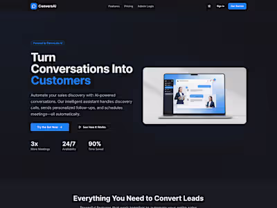 Designed and implemented a custom AI-driven lead capture sys...