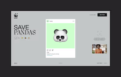 WWF Web campaign concept