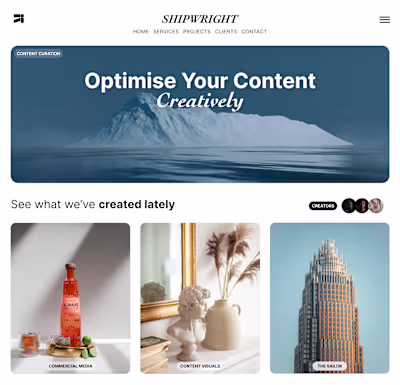 Content Management - Agency Website Design