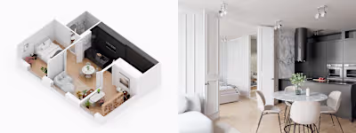 Visualization and Redesign of Small Apartment