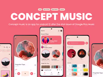 Android 12 Music App | App Design