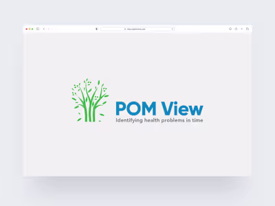 POM View Logo Design Case Study