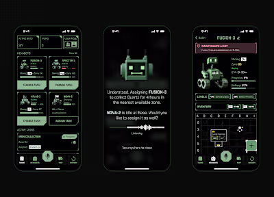 Hexabot: Lunar Resource Management App