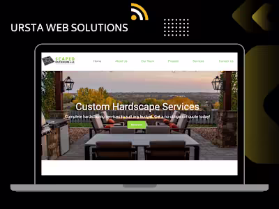 WordPress Website Design for Scaped Outdoors