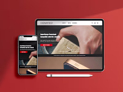 E-commerce Website | Custom UI/UX Project 