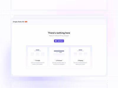 Empty State #06 | getbloqs.com