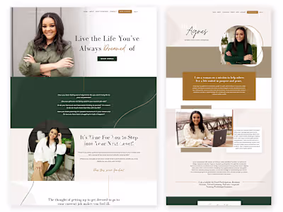 Agnes Hosley Coaching Website Redesign