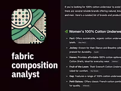 Fabric Composition Analyst [Custom GPT]
