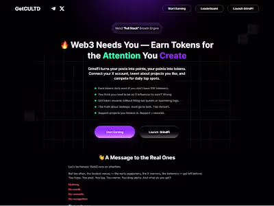 Development of getCULTD Web3 Growth Marketing Platform