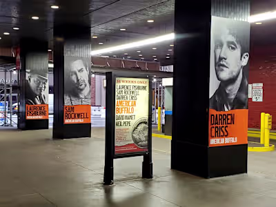 American Buffalo on Broadway Front of House