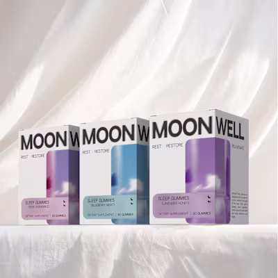 Moonwell | Sleep Gummies | Branding & Packaging Design