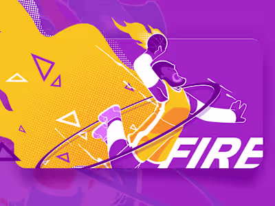 Sport Illustration. 🏀 ✨ Freezing a moment sometimes takes t...