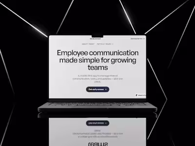 WorkConnect - Employee Communication App Landing Page WorkCo...