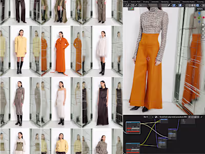 3D Fashion Campaign & Lookbook Design
