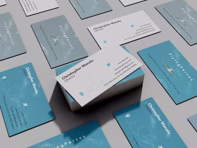 Flying Forces | Business card design