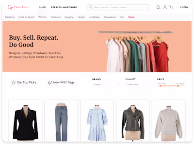Clean Ease - Bridging Fashion Gap