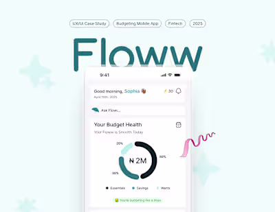 Floww : AI-Powered Budgeting