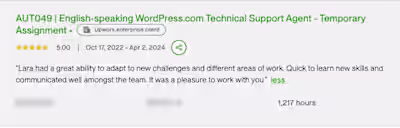 Happiness Contractor for WordPress.com