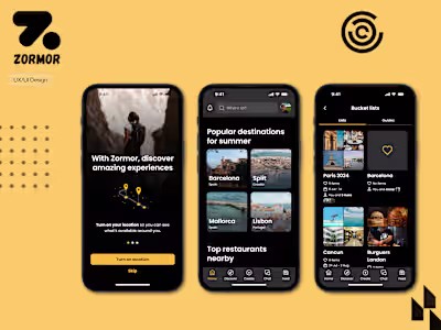 Zormor - UX/UI Design