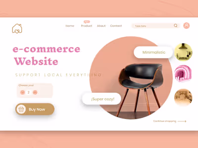 Custom E-commerce Website Design