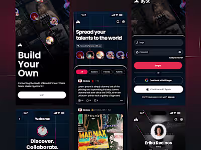Byot – Entertainment Networking Platform