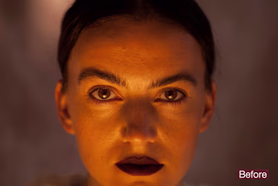 Cinematic Portrait Inspired by 2001: A Space Odyssey - BEFORE