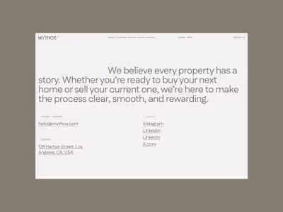 The contact page of my upcoming Framer template.