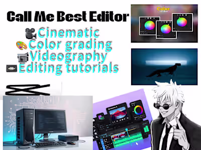 📸 I am videographer + Editor I can shoot videos and edits v...