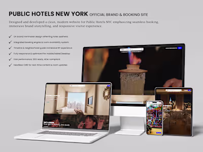 Publichotels Website Development
