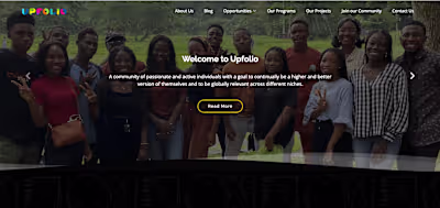 Website Copywriting: Upfolio