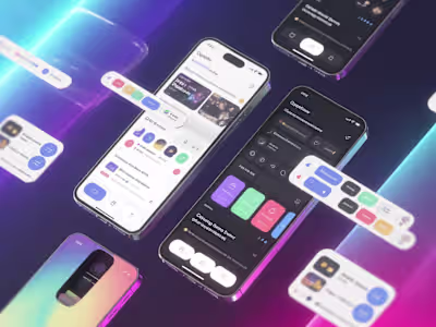 NeonFlow Mobile UI