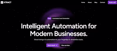 Xtract Website Design and Development