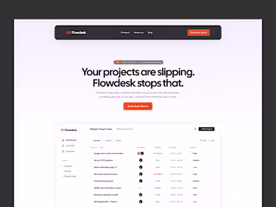 Flowdesk Website Design and Development