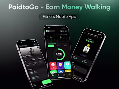 PaidtoGo - Earn Money Walking | Fitness Mobile App