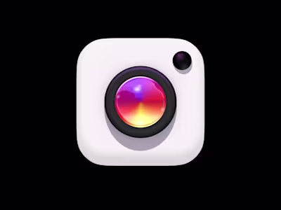 Camera App Icon made in Figma