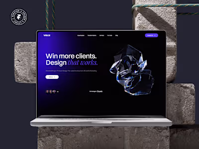 Dynamic Framer Development for Product Design Agency Visux