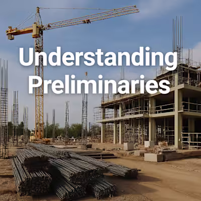 Understanding Preliminaries in Construction