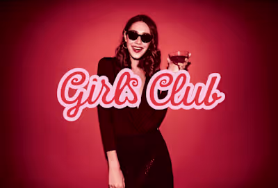 Girls Club brand identity, logo & branding