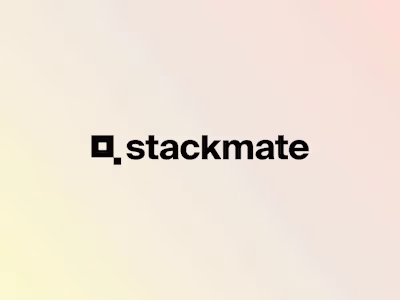 Stackmate logo & branding case 