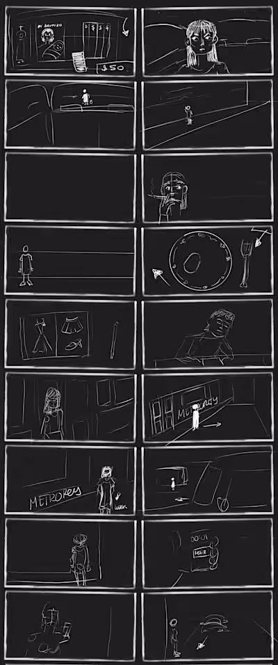 Storyboard for ‘Treinta y cinco’