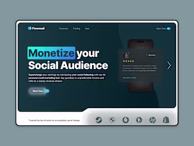 Flowmail - AI Email Marketing SAAS Website