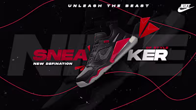 sneaker design poster