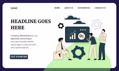 I will design flat illustrations for websites and apps