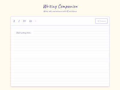 Writing Companion